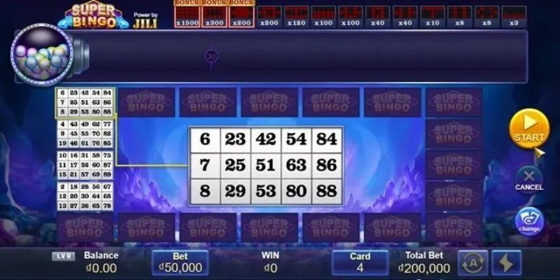 Game bingo cuốn hút nhiều người chơi
