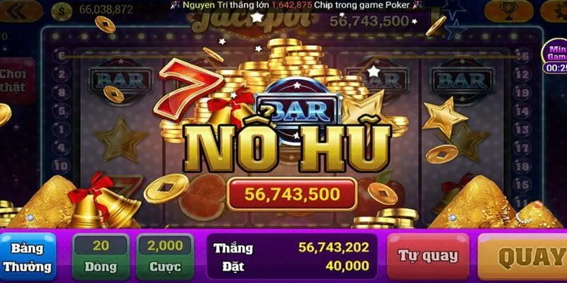 Giao diện game nổ hũ