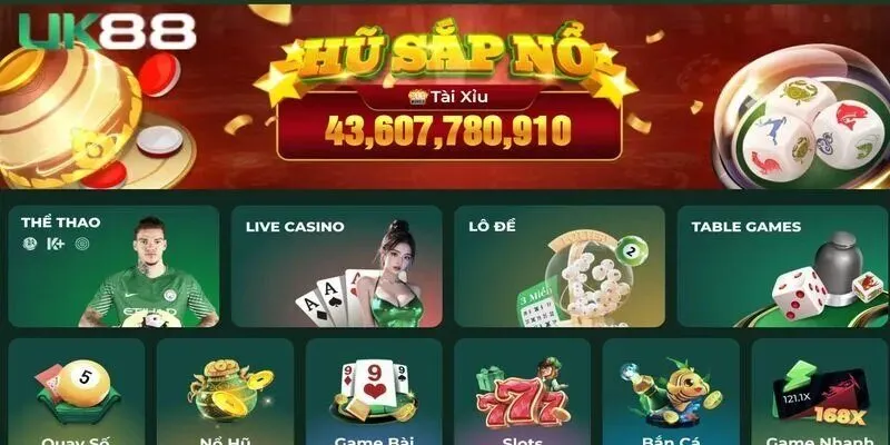 Giao diện web nhà cái