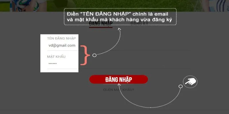 Giao diện website đăng ký